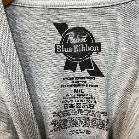 Pabst Blue Ribbon Supercool Man Retro T-Shirt M/L - Picture 4 of 4